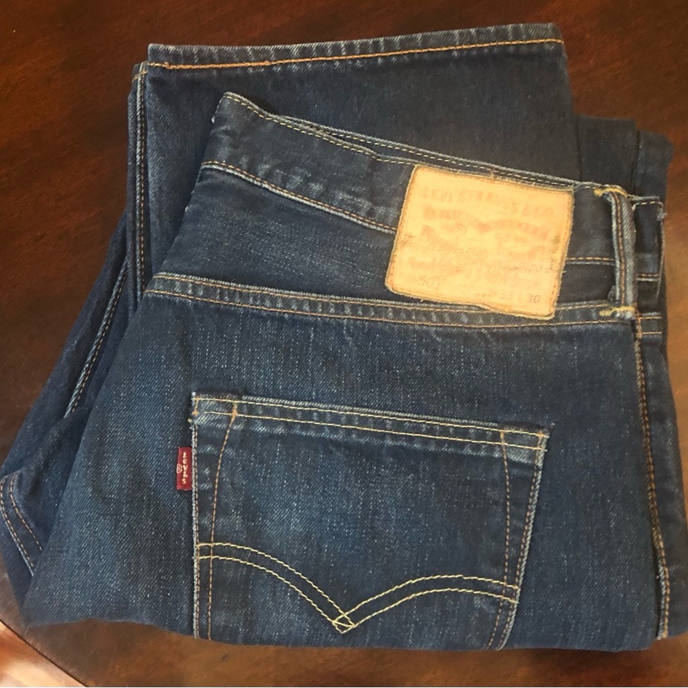 Levi's Men's Indigo Straight Jeans